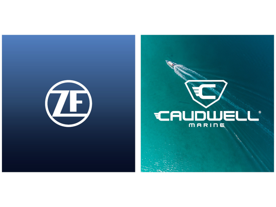 Caudwell Marine announce partnership with ZF
